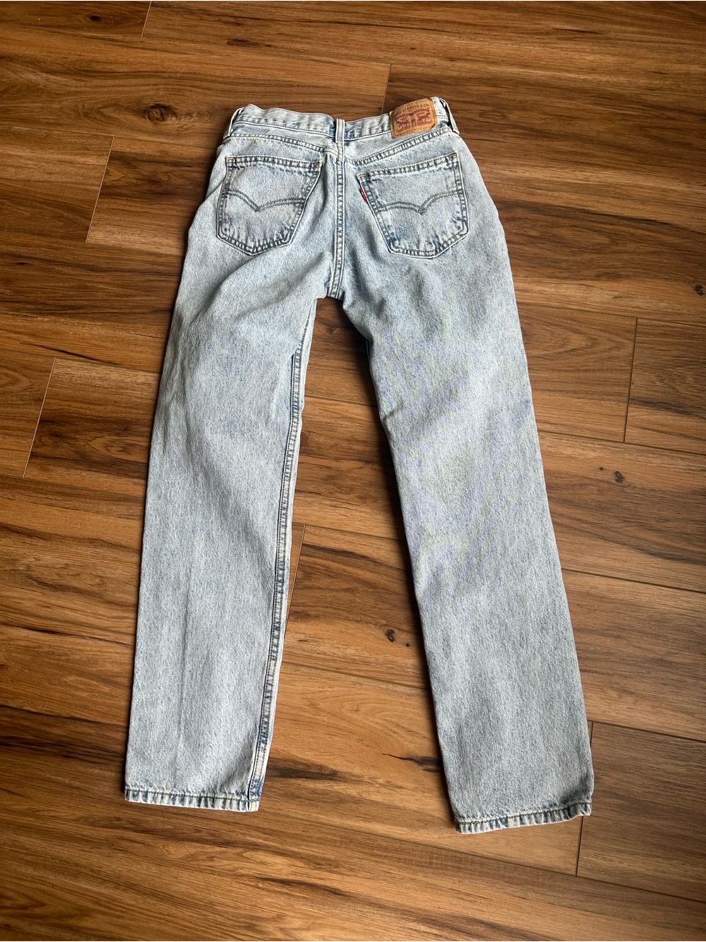 Levis Low Pro Straight Denim Jeans - Classic Blue - Picture 2 of 5